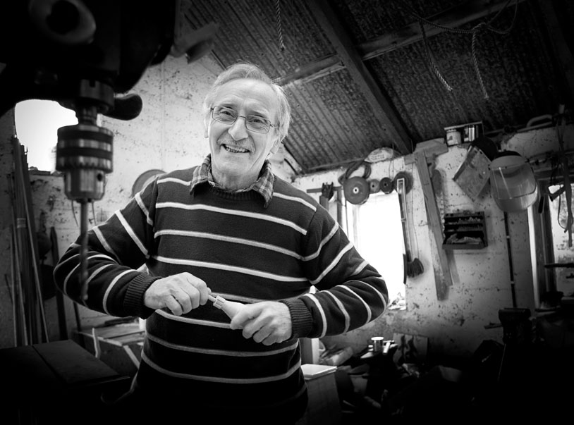 Tom Fitzgerald well known Limerick artist and sculptor.  